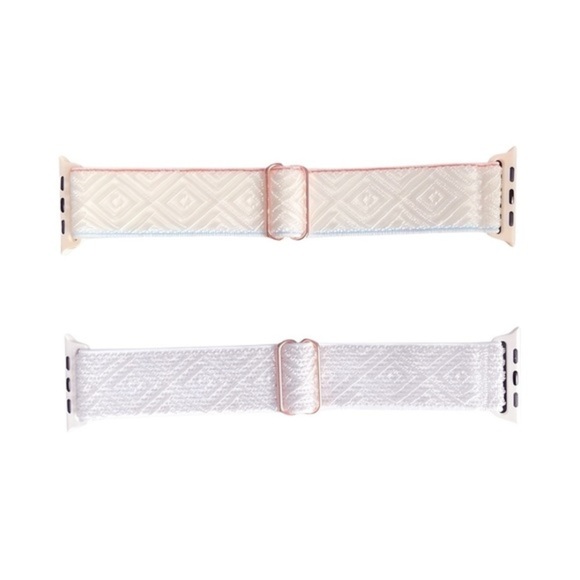 Stretchy‎ Band Compatible with Apple iWatch Series 7/6/5/3/SE - 2 Pack - Picture 1 of 2